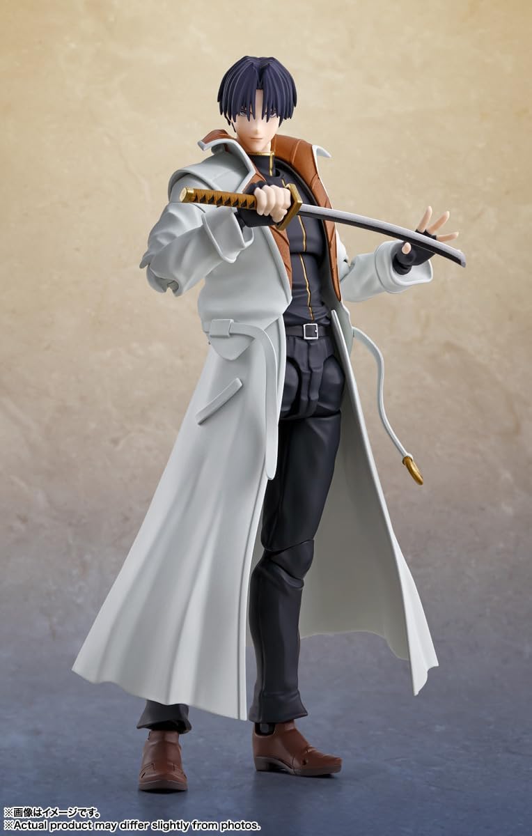 Figura Aoshi Shinomori - Rurouni Kenshin - S.H.Figuarts - Bandai