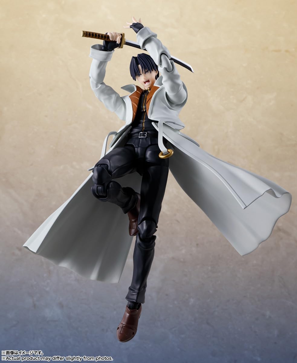 Figura Aoshi Shinomori - Rurouni Kenshin - S.H.Figuarts - Bandai