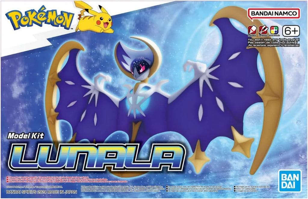 Figura Lunala - Pokemon - Plastic Model Kit - Bandai