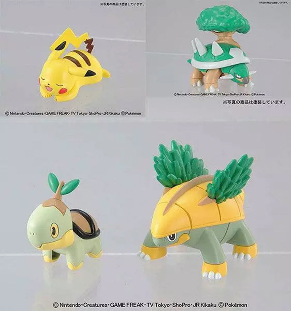 Figura Torterra - Pokemon - Evolution Set - Bandai