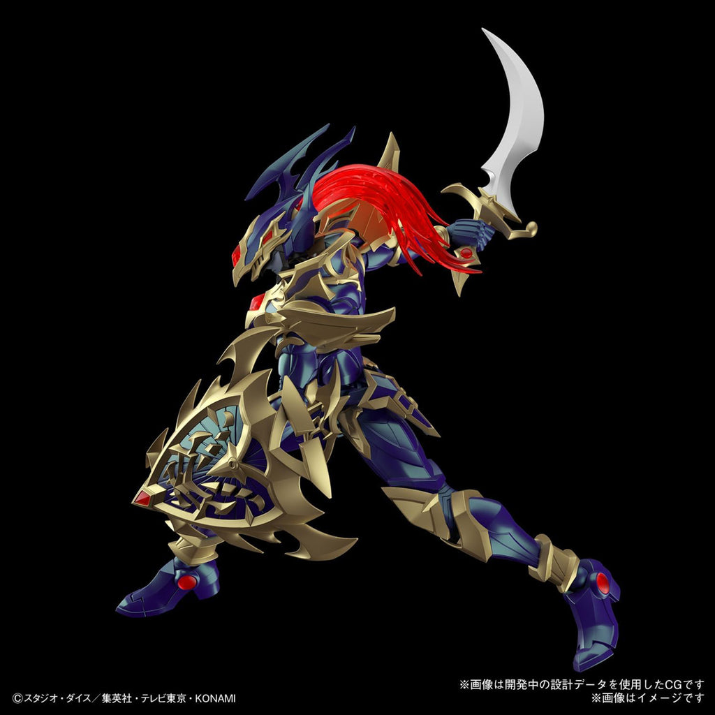 Figura Black Luster Soldier - Yu Gi Oh - Rise Standard Amplified - Bandai