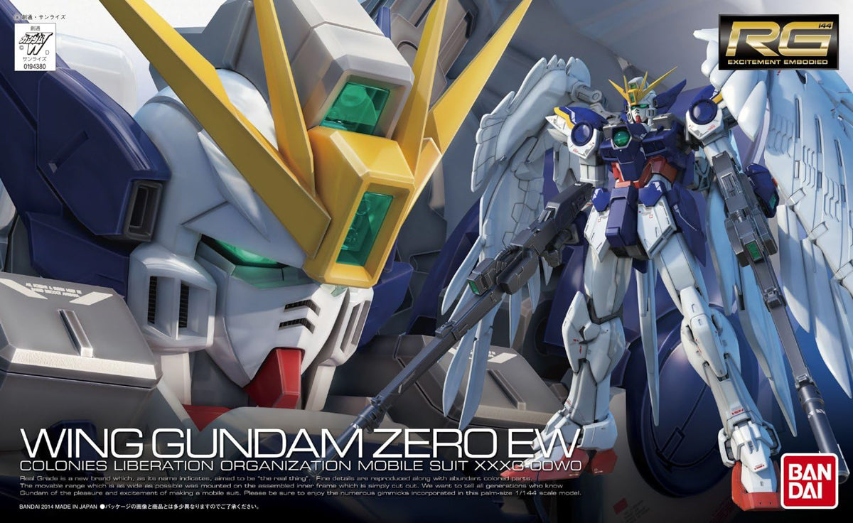 ロボット WING GUNDAM ZERO EW XXXG-00W0 XXXG-00w0 Wing Gundam Zero EW - Gundam - RG 1/144 - Bandai – Iron