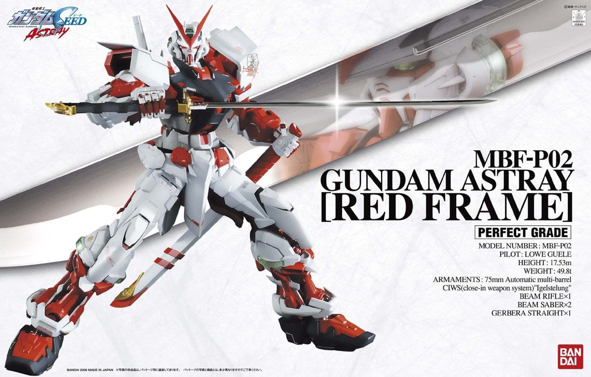 Gundam Astray Red Frame - Gundam - PG 1/60 - Bandai – Iron Studios