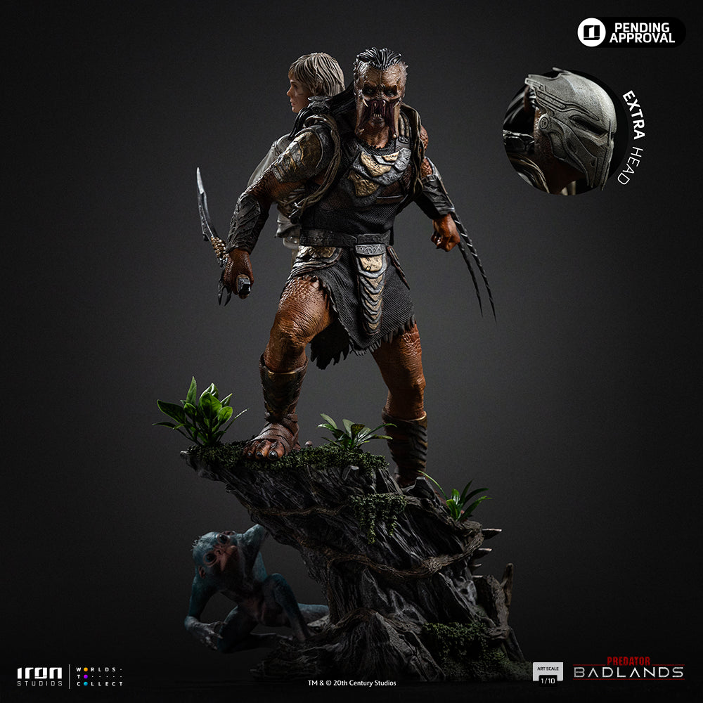 Estátua Predator Dek & Thia - Predator: Badlands - Art Scale 1/10 - Iron Studios