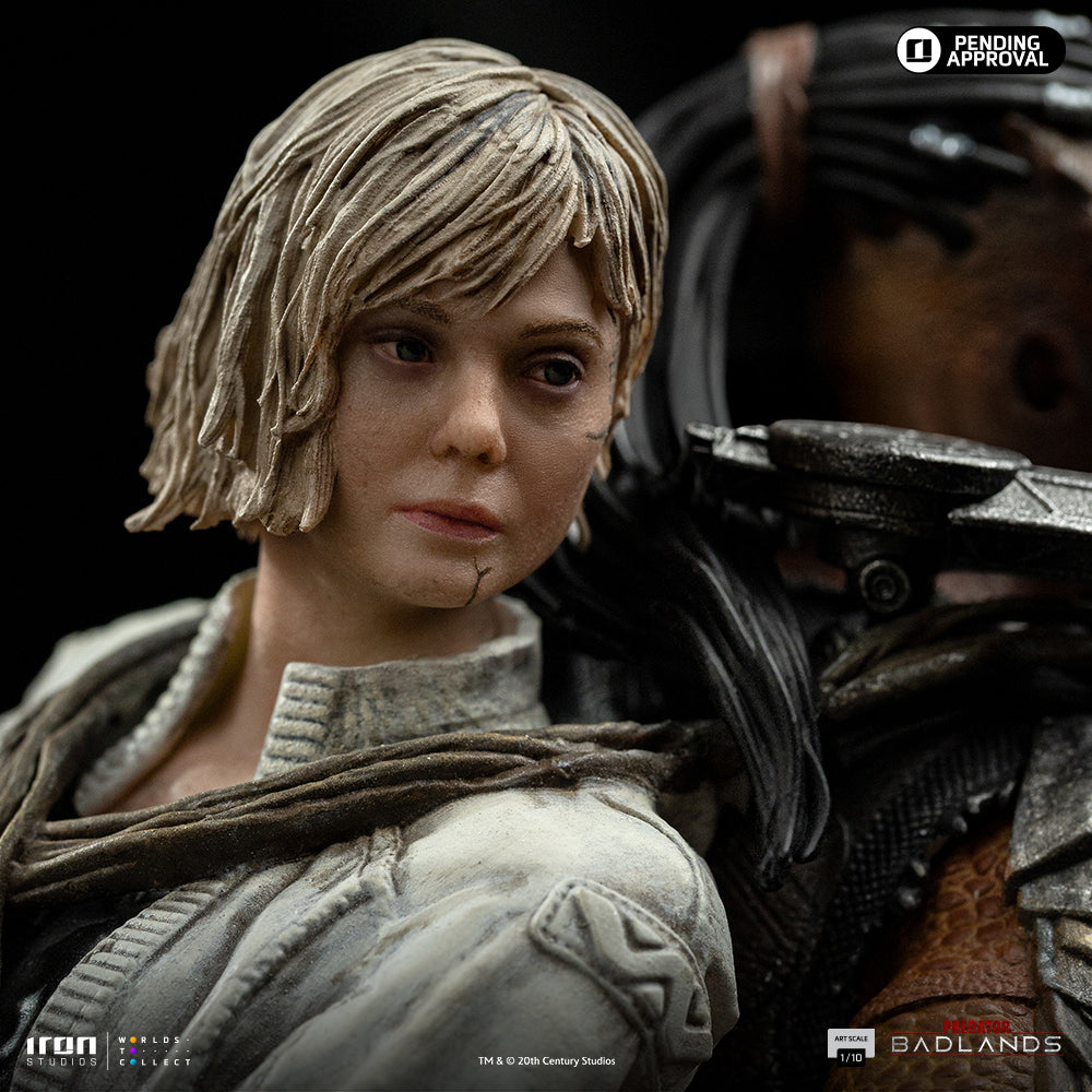 Estátua Predator Dek & Thia - Predator: Badlands - Art Scale 1/10 - Iron Studios