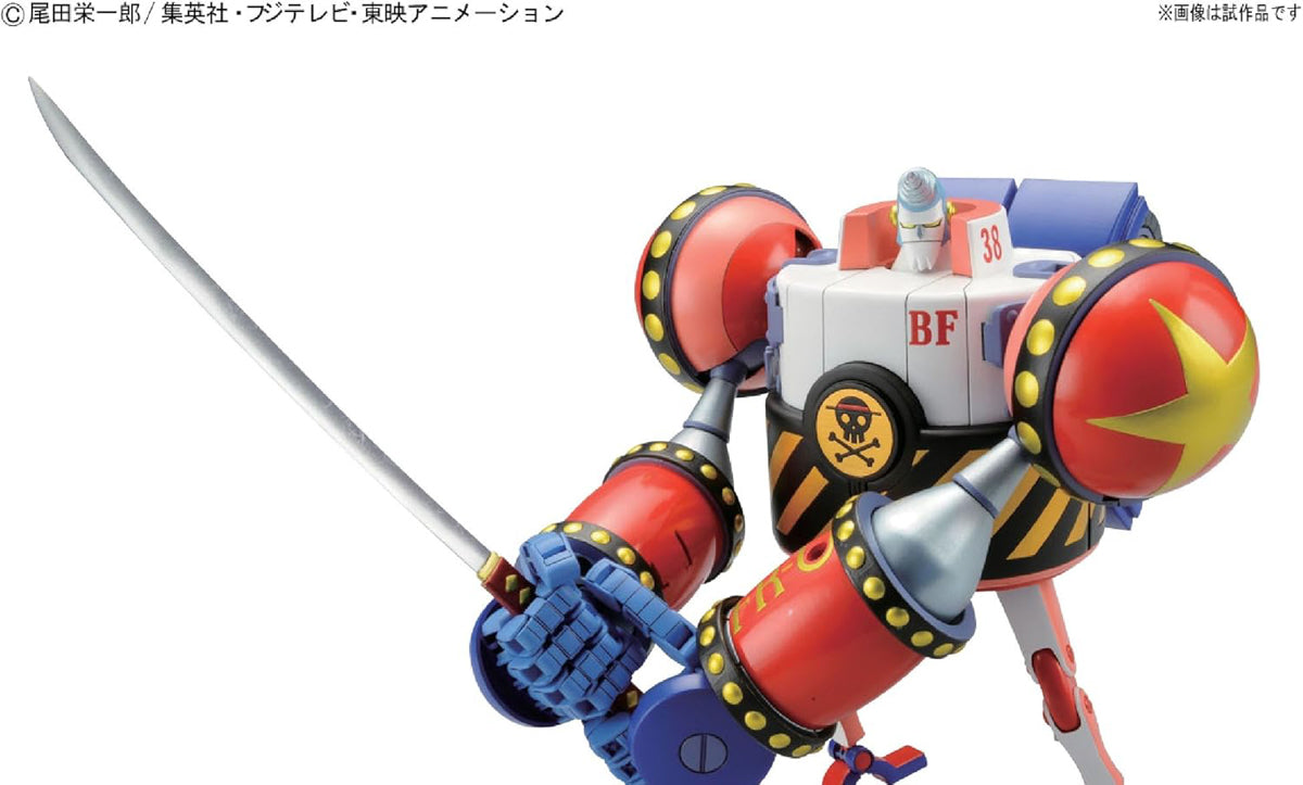 Figura Iron Pirates BF38 General Franky - One Piece - Best Mecha