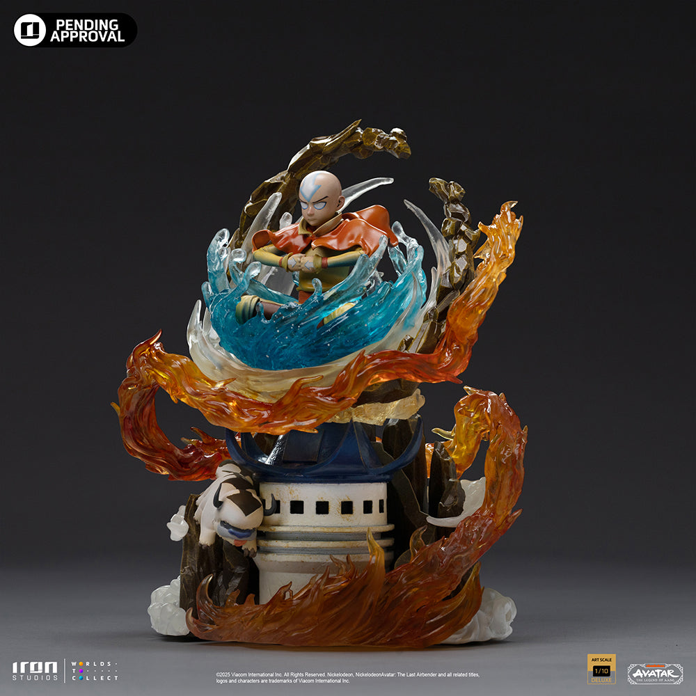 Estátua Aang - Avatar The Legend of  Aang - Art Scale 1/10 - Iron Studios