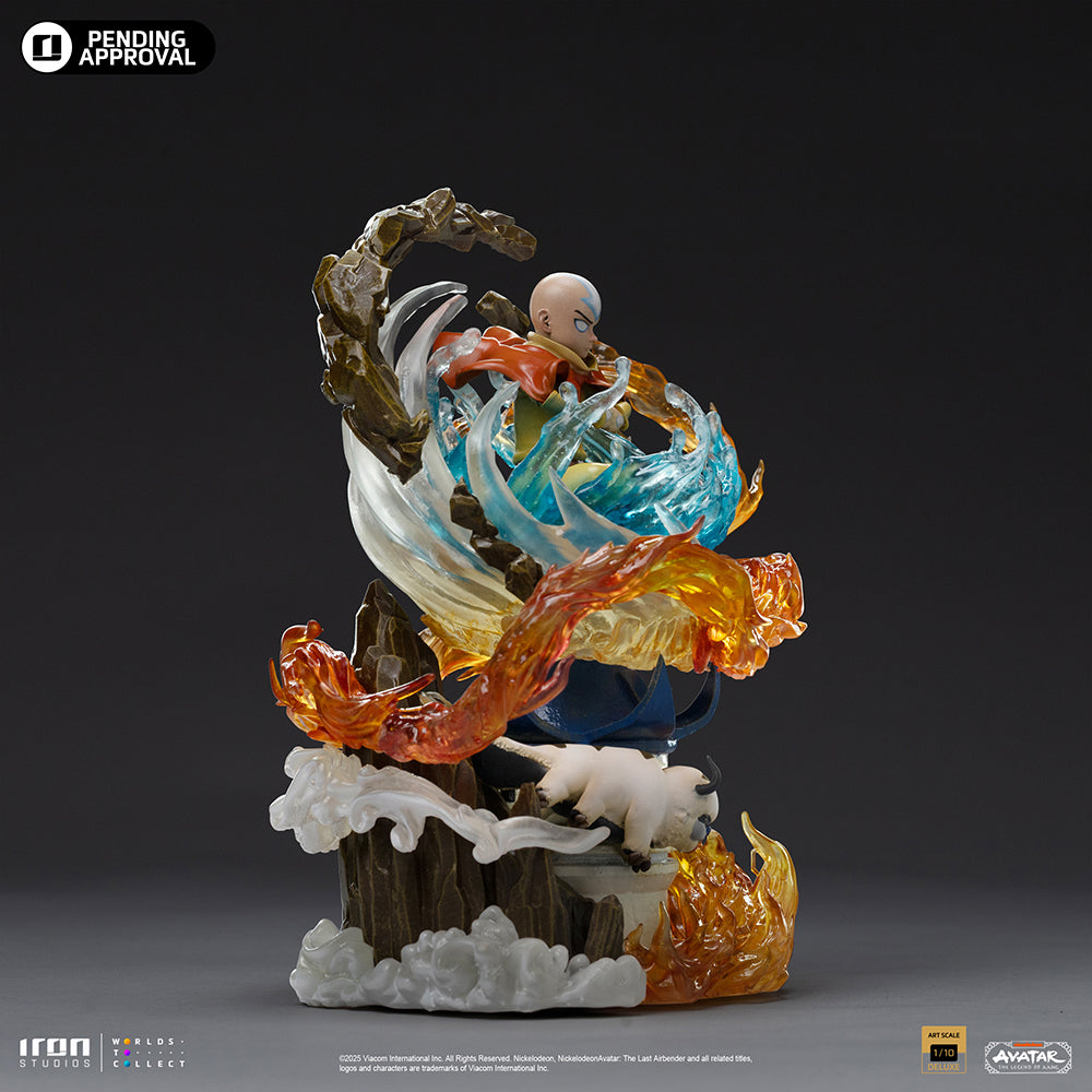 Estátua Aang - Avatar The Legend of  Aang - Art Scale 1/10 - Iron Studios