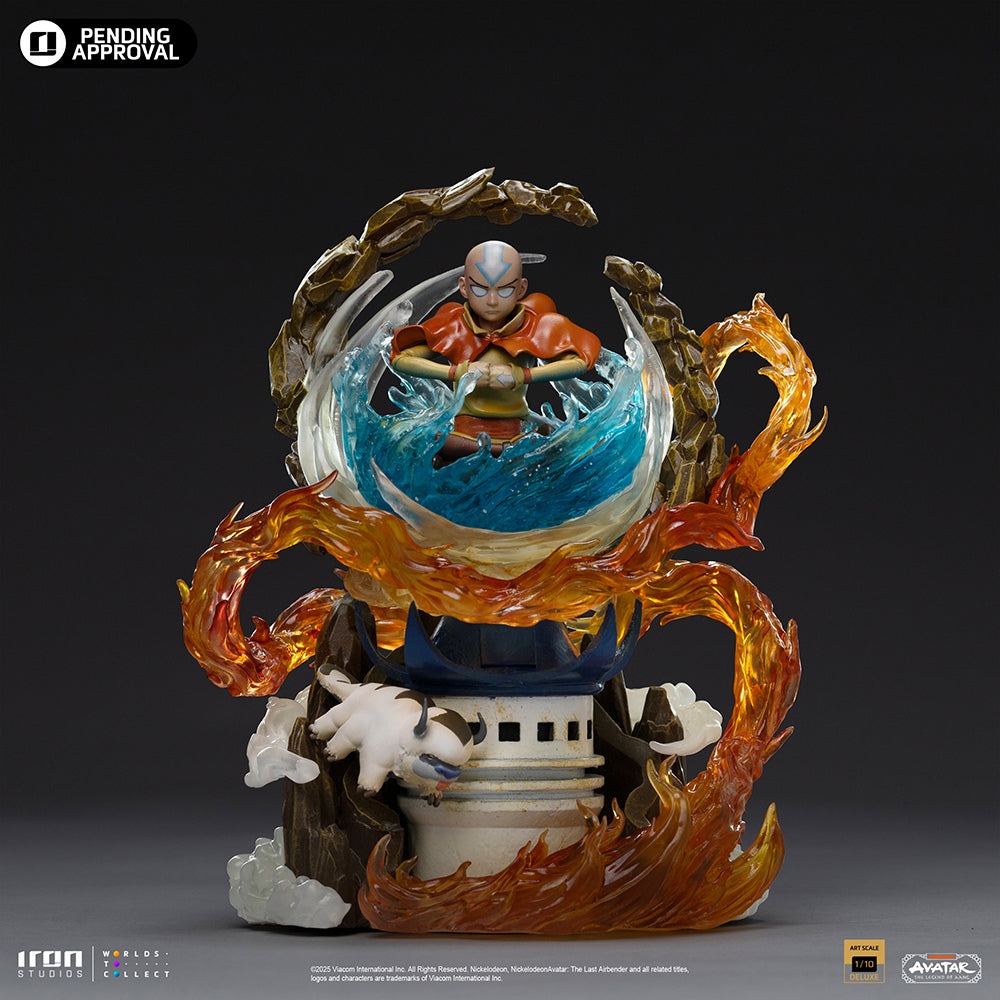 Estátua Aang - Avatar The Legend of  Aang - Art Scale 1/10 - Iron Studios