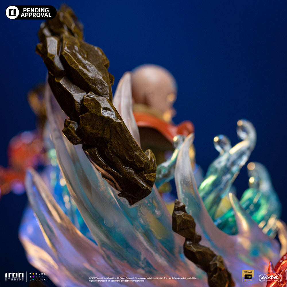 Estátua Aang - Avatar The Legend of  Aang - Art Scale 1/10 - Iron Studios