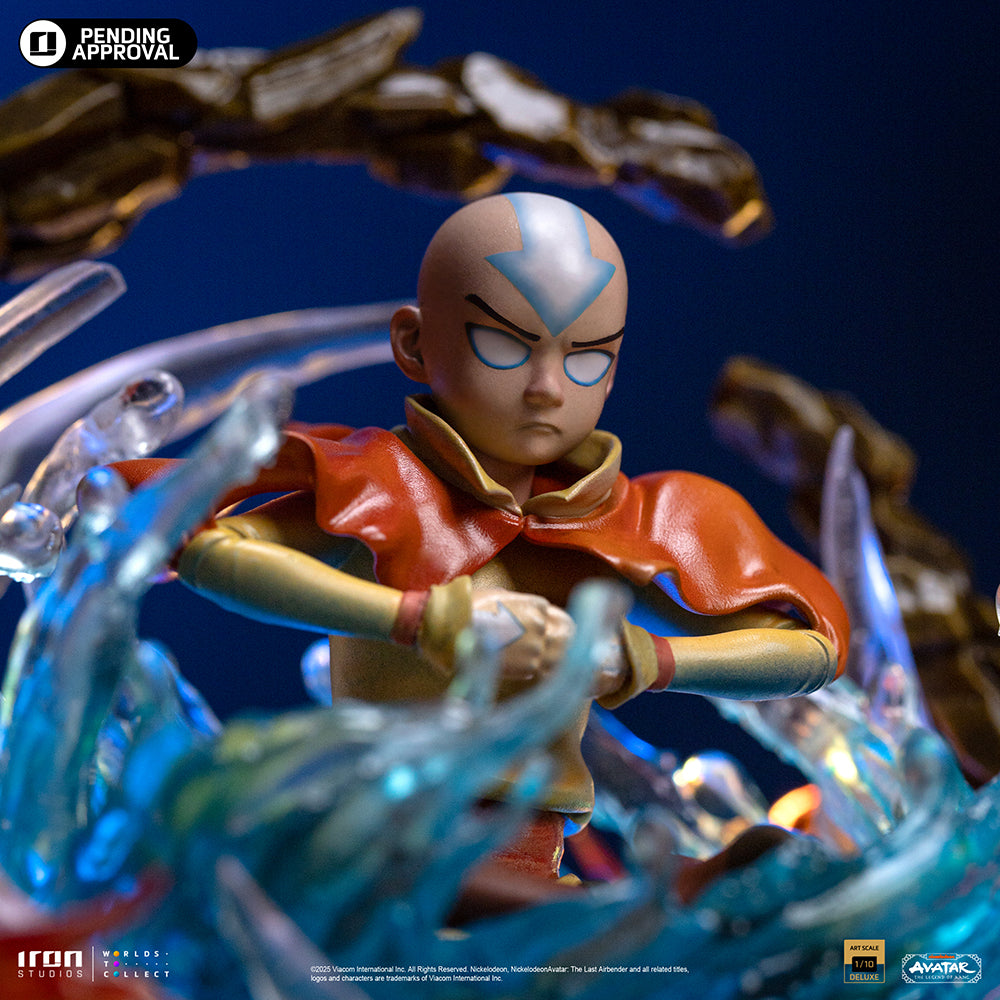 Estátua Aang - Avatar The Legend of  Aang - Art Scale 1/10 - Iron Studios