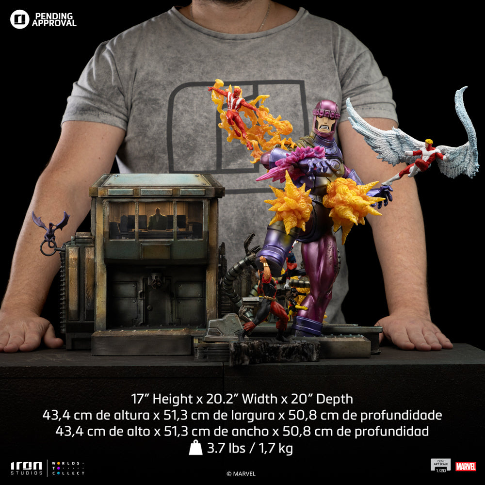 Estátua X-Men Danger Room Comics Diorama B - X-Men - Demi Scale 1/20 - Iron Studios