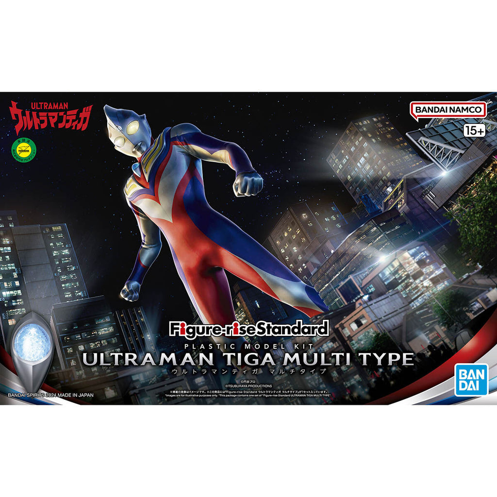 Figura Ultraman Tiga Multi Type – Ultraman – Figure-rise Standard – Bandai