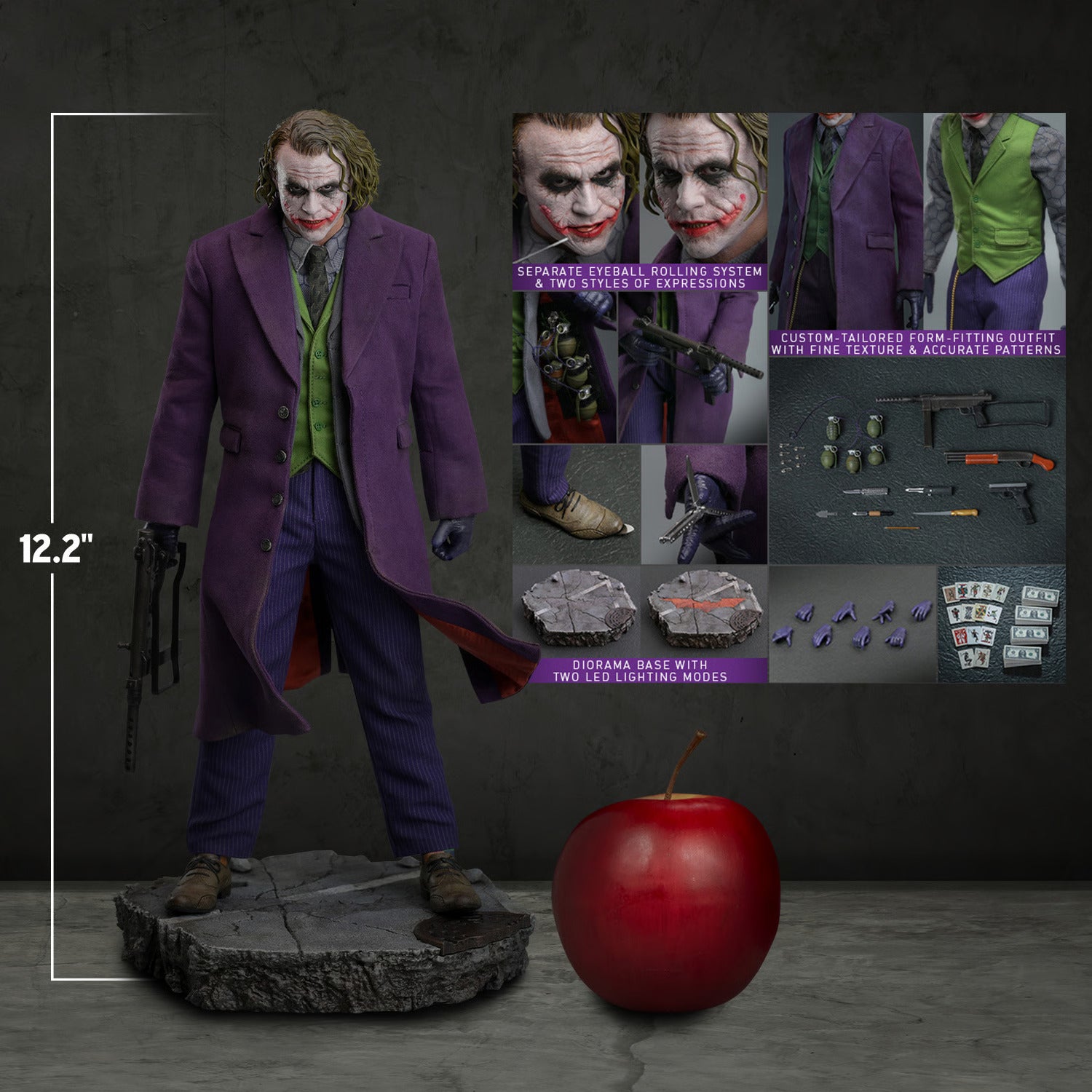 Figura The Joker – Batman: The Dark Knight – Sixth Scale – Hot