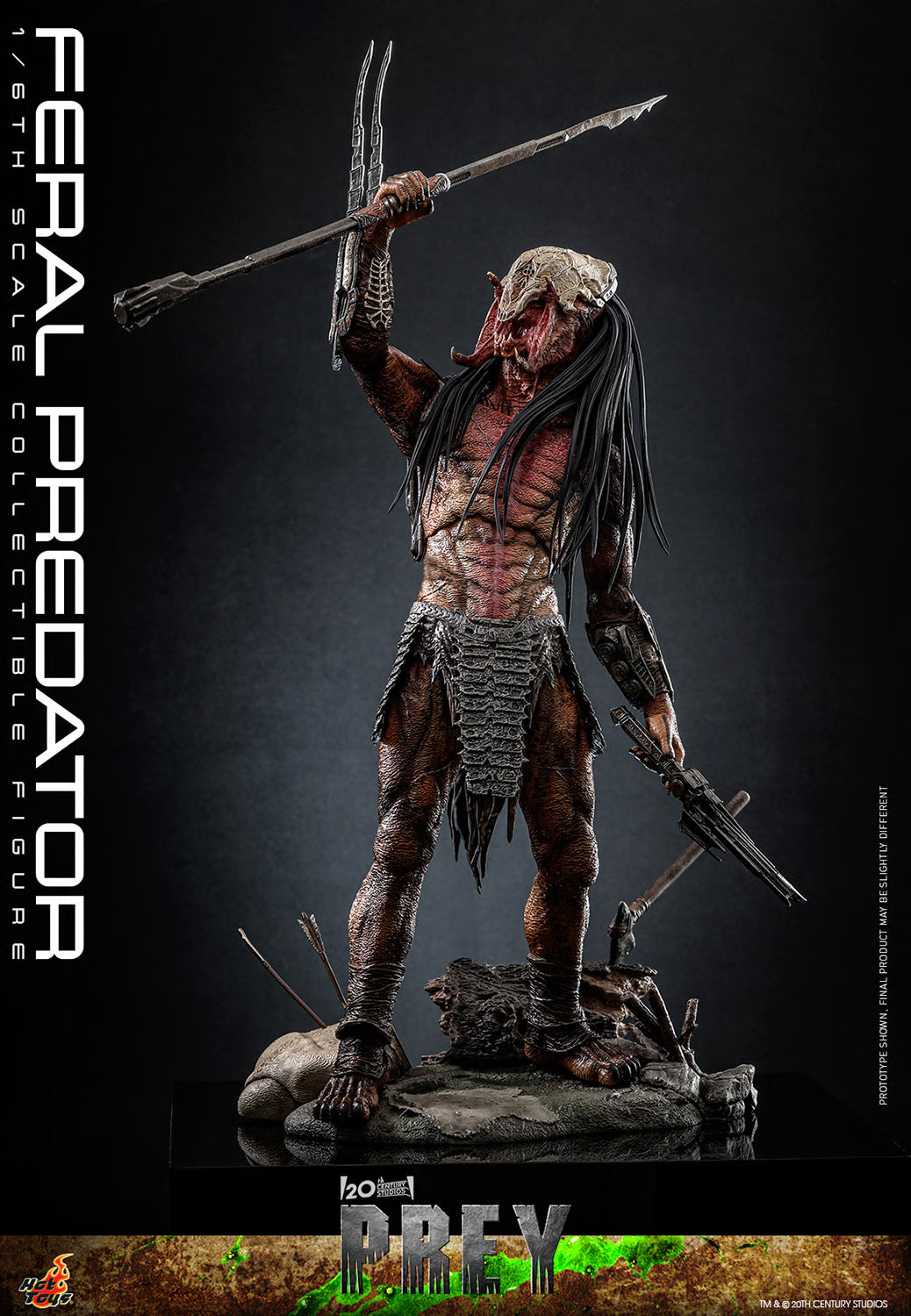 SF・ファンタジー・ホラー Hot Toys PREY Feral Predator 1/6 Scale Figura Feral Predator – Prey – Sixth Scale – Hot Toys – Iron