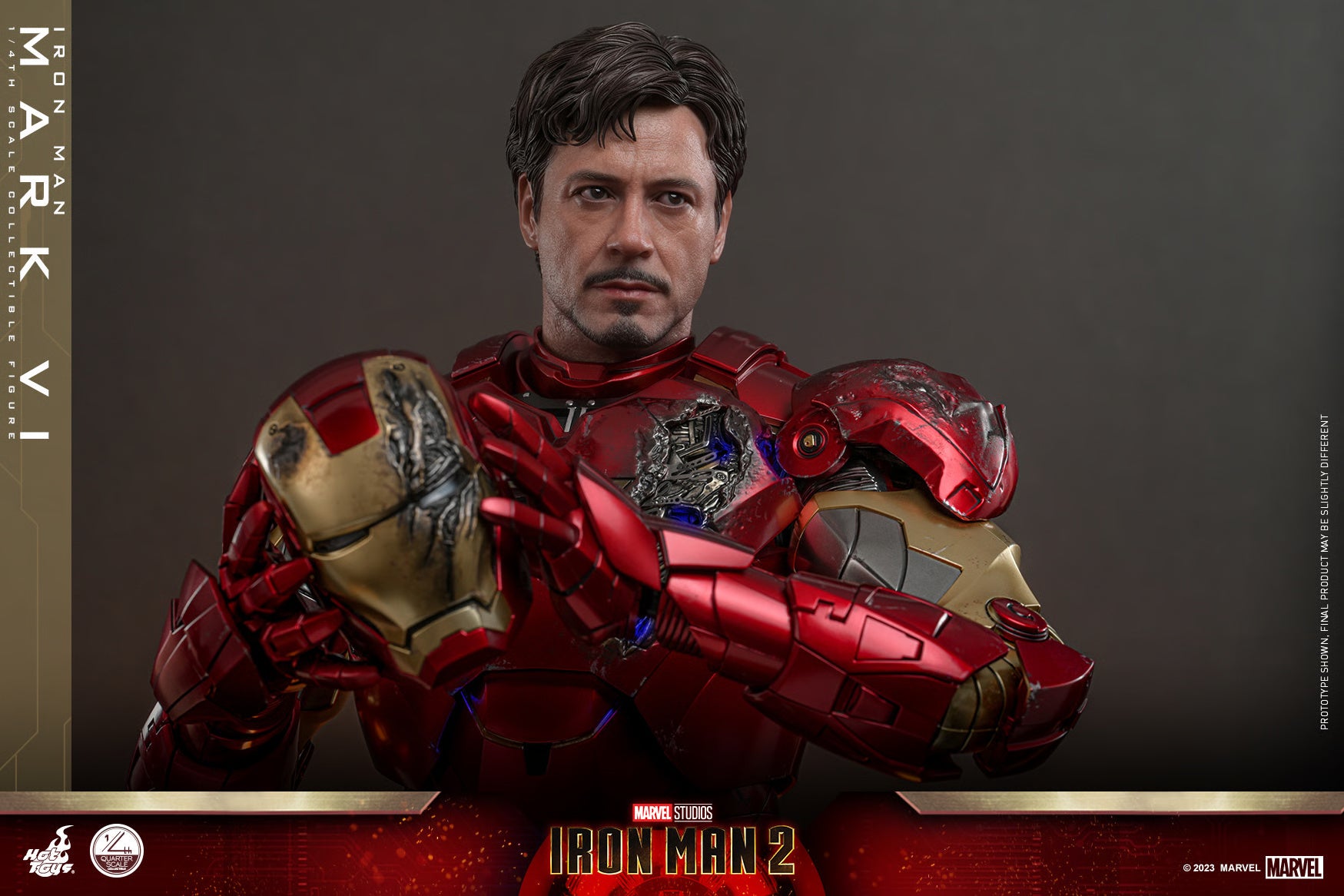 Figura Iron Man Mark VI – Iron Man – 1/4 Scale – Hot Toys – Iron Figura Iron Man Mark VI – Iron Man – 1/4 Scale – Hot Toys – Iron