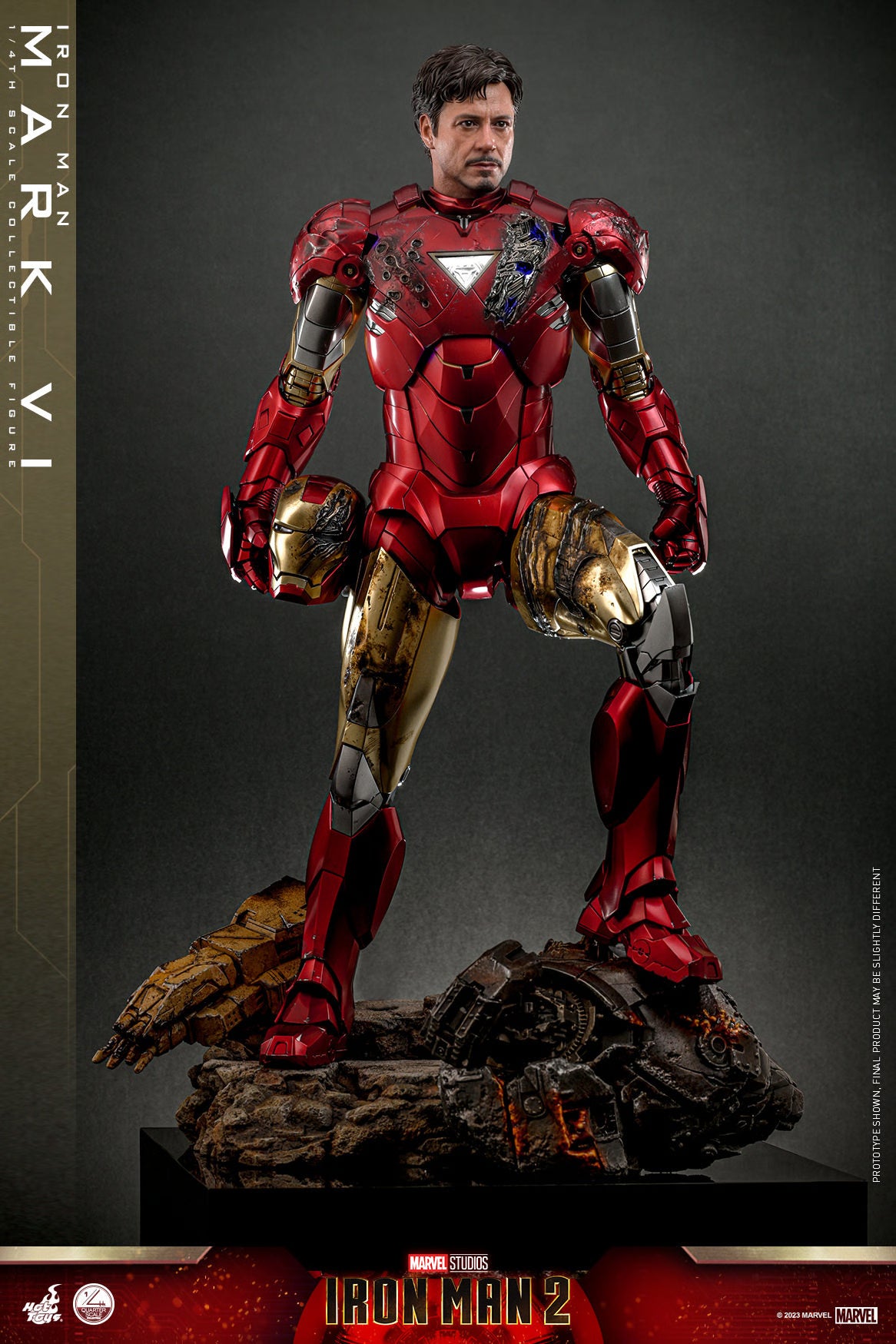 Figura Iron Man Mark VI – Iron Man – 1/4 Scale – Hot Toys – Iron