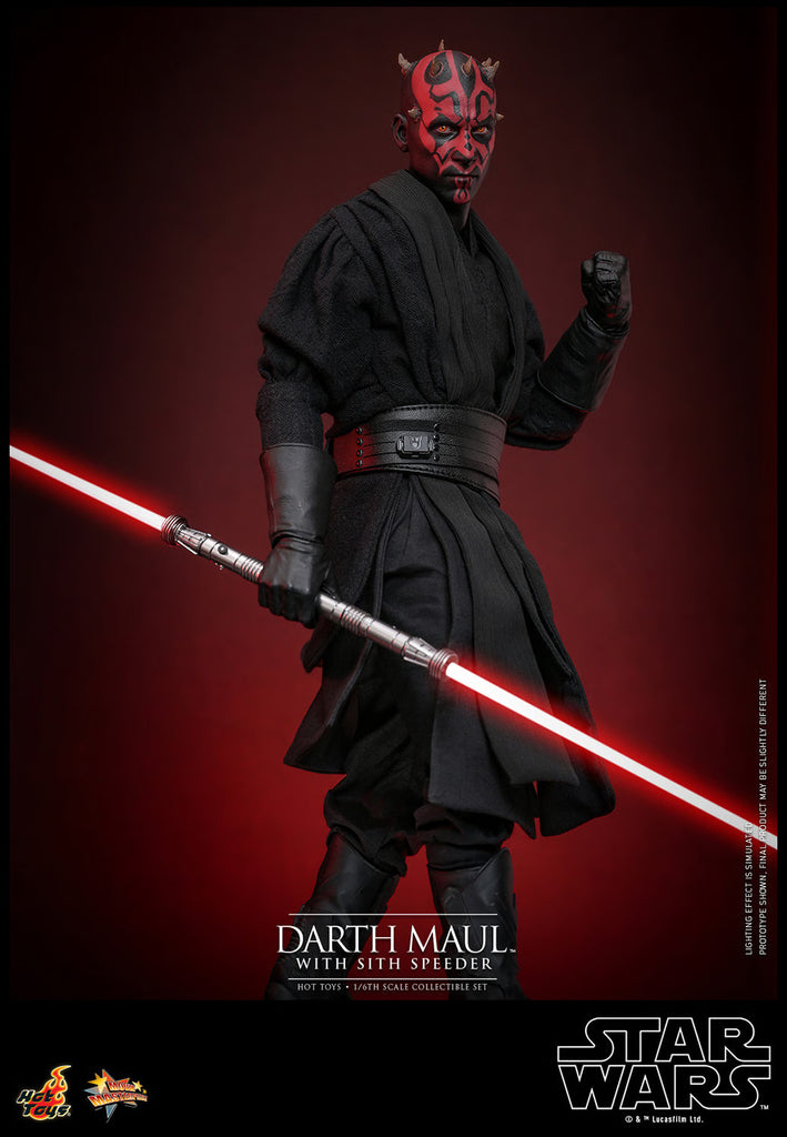 Figura Darth Maul and Speeder - Star Wars: The Phantom Manace - Sixth Scale - Hot Toys