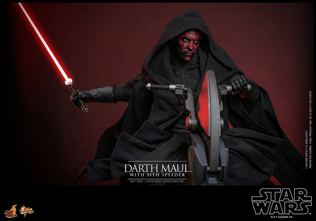Figura Darth Maul and Speeder - Star Wars: The Phantom Manace - Sixth Scale - Hot Toys