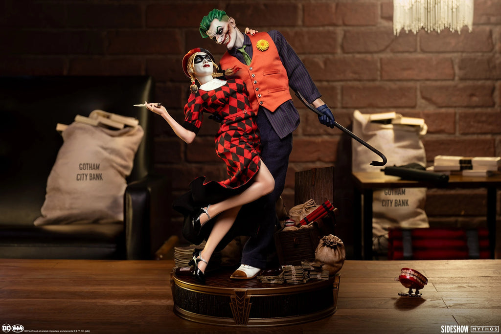 Figura Joker Harley Quinn Lawless Love Diorama - Dc Collectibles Batman - 1/5 - Sideshow