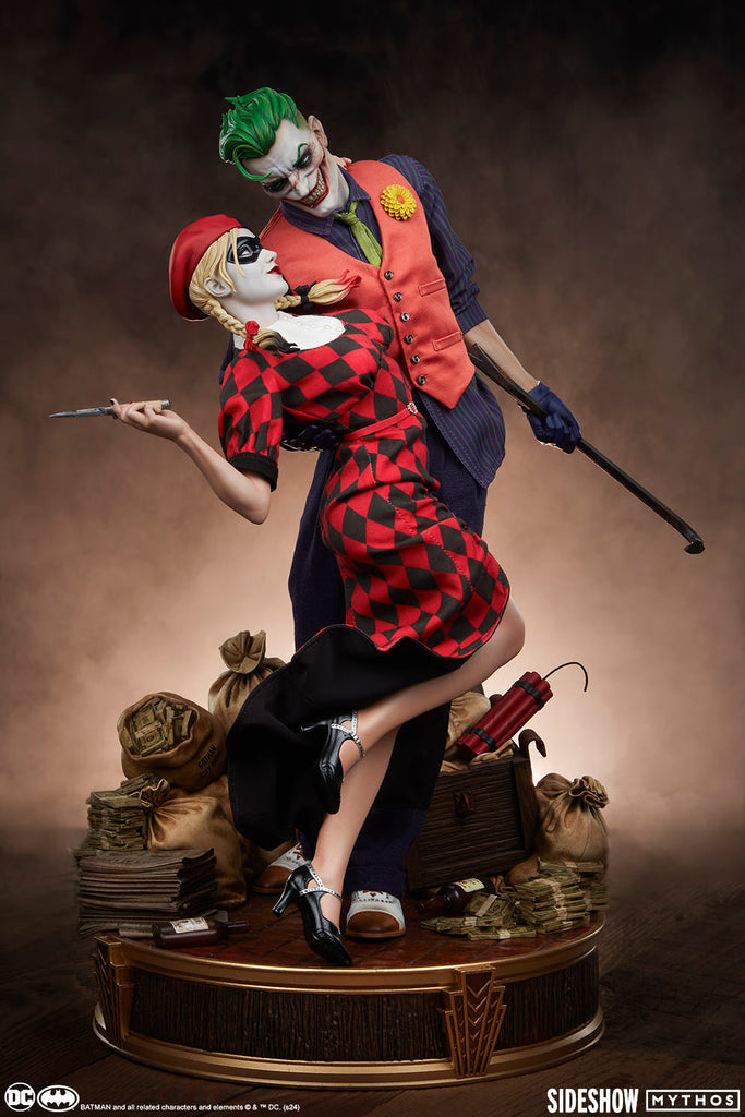 Figura Joker Harley Quinn Lawless Love Diorama - Dc Collectibles Batman - 1/5 - Sideshow