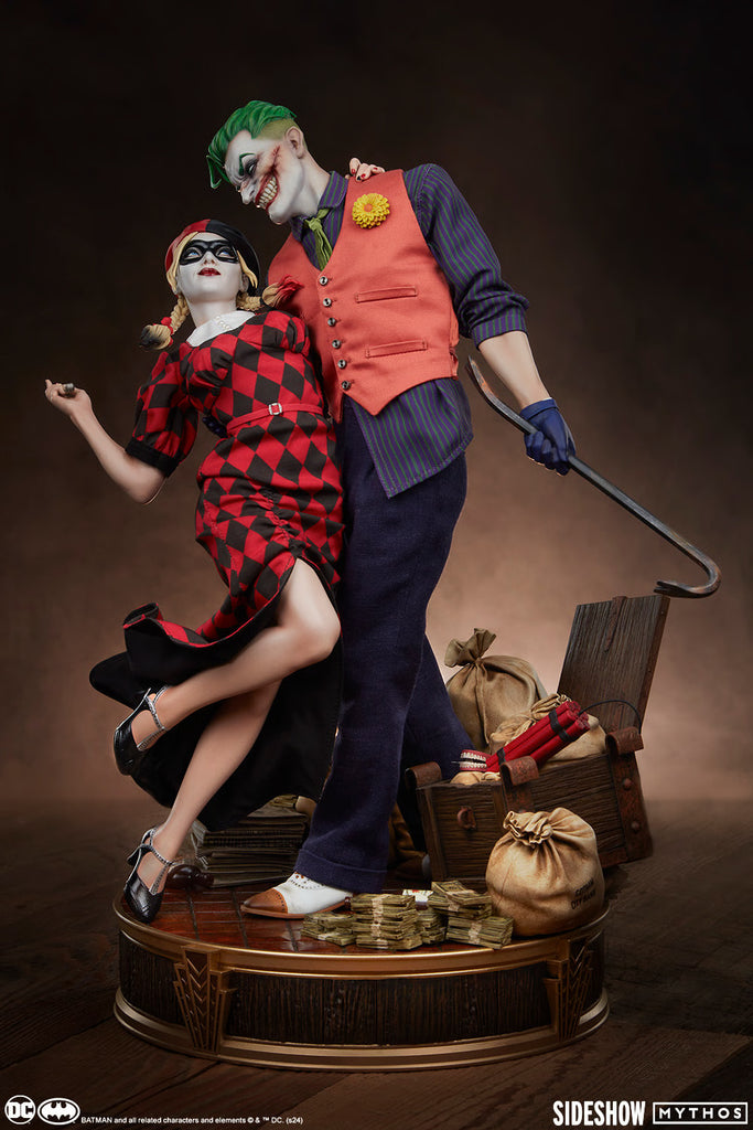 Figura Joker Harley Quinn Lawless Love Diorama - Dc Collectibles Batman - 1/5 - Sideshow