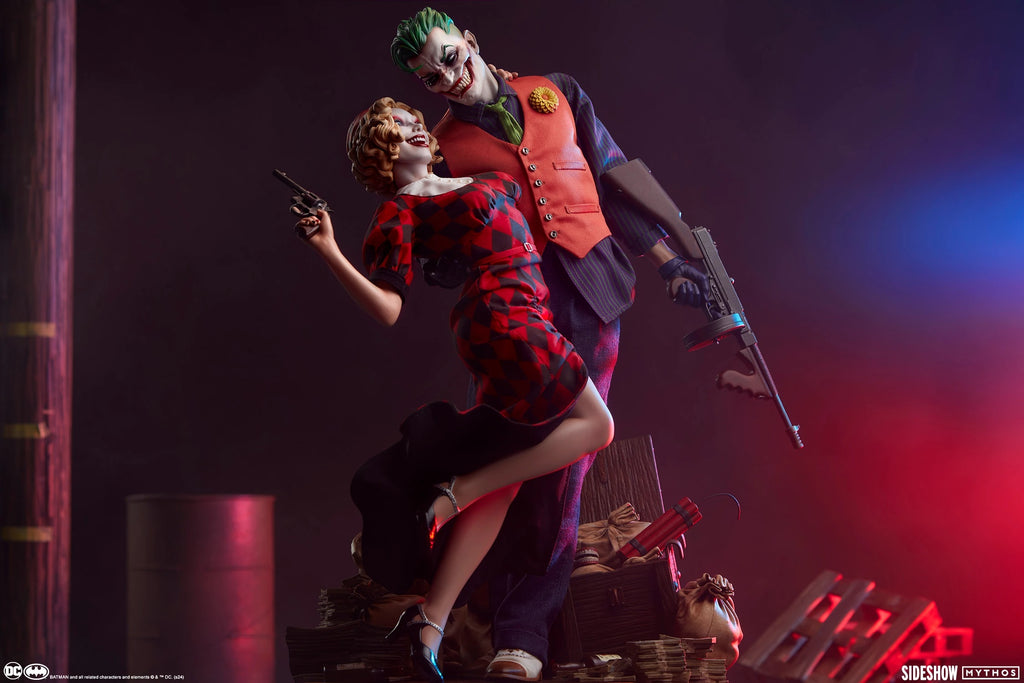 Figura Joker Harley Quinn Lawless Love Diorama - Dc Collectibles Batman - 1/5 - Sideshow