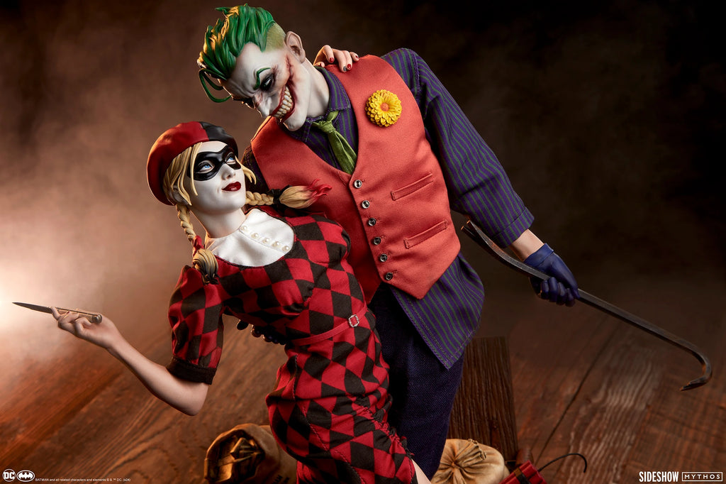 Figura Joker Harley Quinn Lawless Love Diorama - Dc Collectibles Batman - 1/5 - Sideshow