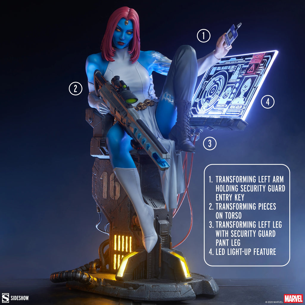Figura Mystique: Freedom & Destiny - Marvel Collectibles X-men - Premium Format - Sideshow