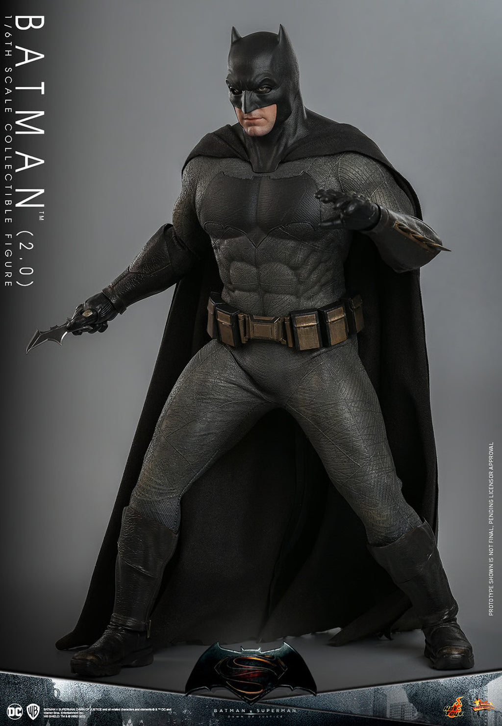 Figura Batman (2.0) Deluxe - Batman V Superman - Sixth Scale - Hot Toys