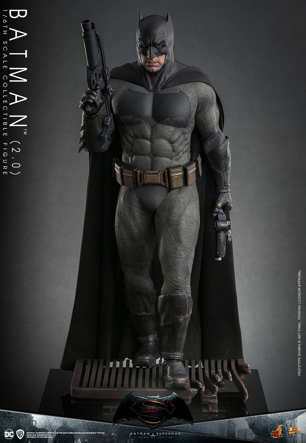 Figura Batman (2.0) Deluxe - Batman V Superman - Sixth Scale - Hot Toys