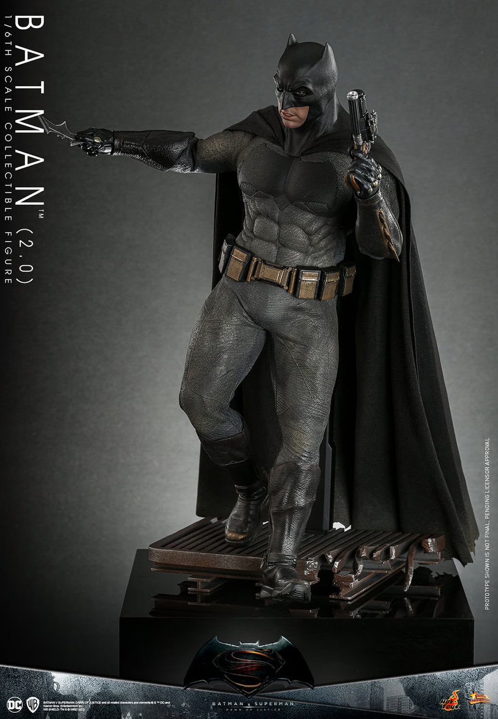Figura Batman (2.0) Deluxe - Batman V Superman - Sixth Scale - Hot Toys