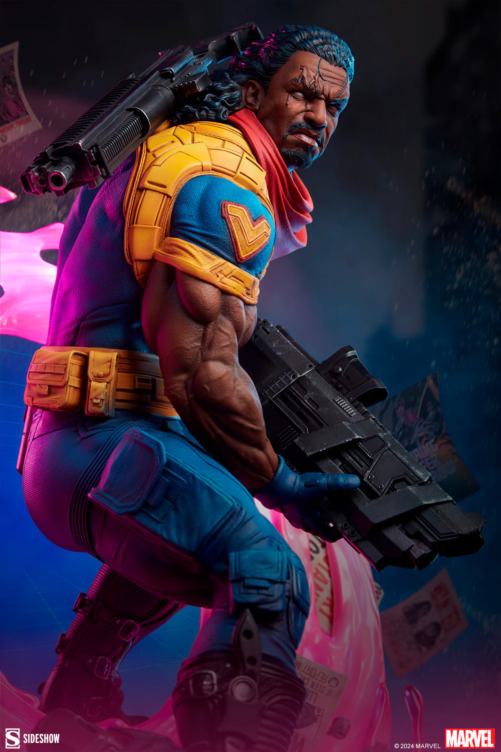 Estátua Bishop: Future and Past - Mavel Collectible X-men - Premium Format - Sideshow