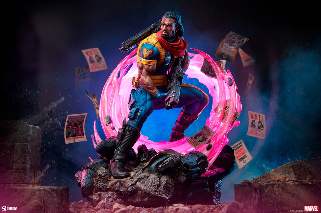 Estátua Bishop: Future and Past - Mavel Collectible X-men - Premium Format - Sideshow