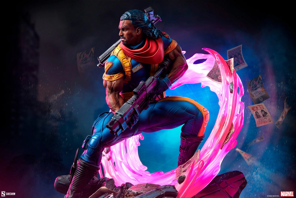 Estátua Bishop: Future and Past - Mavel Collectible X-men - Premium Format - Sideshow