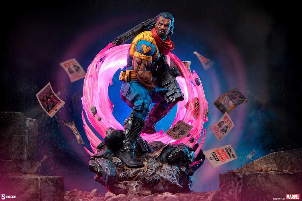 Estátua Bishop: Future and Past - Mavel Collectible X-men - Premium Format - Sideshow