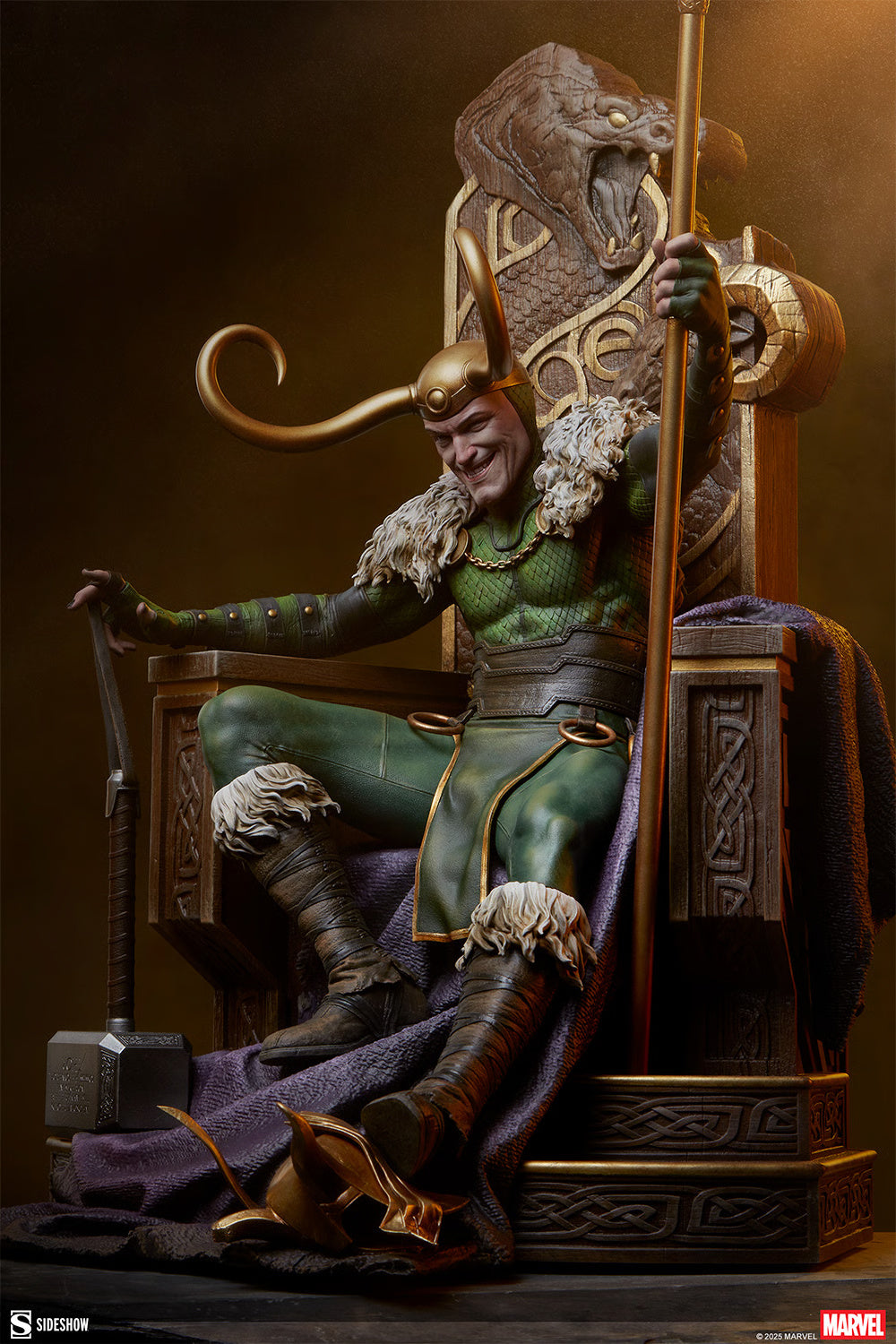 Estátuas do Loki, o Deus da Trapaça - Marvel | Iron Studios – Iron