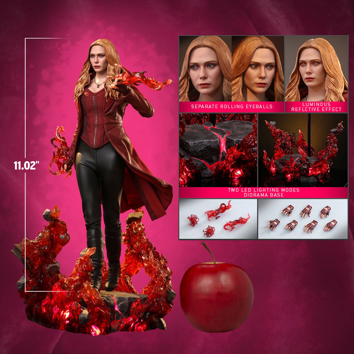 Figura Scarlet Witch - Vingadores: Endgame - Sicth Scale - HOT