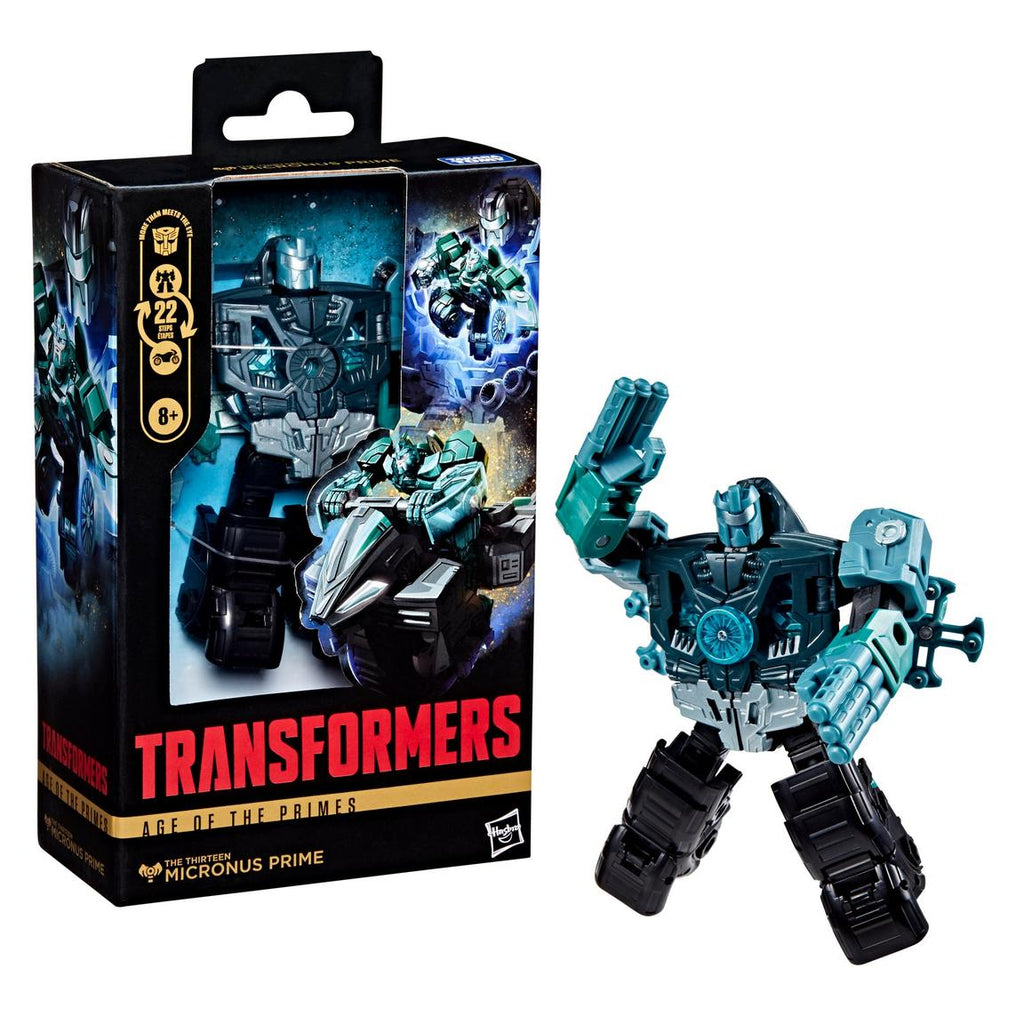 Figura Micronus Prime DLX - Transformers: Age of The Primes The Thirteen - Hasbro