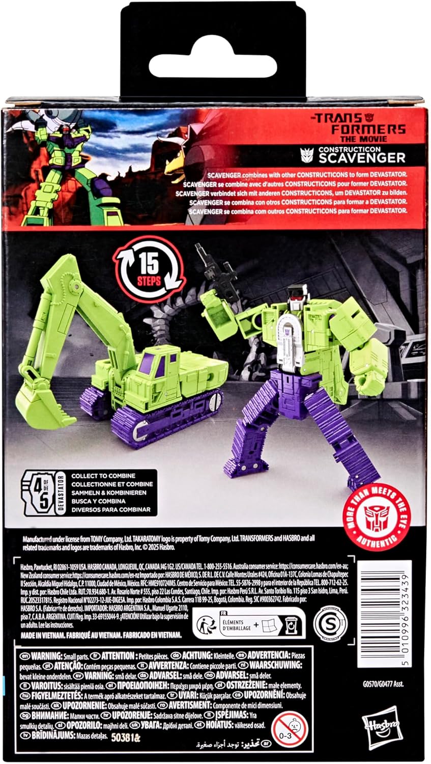 Figura Scavenger - Transformers The Movie - Studio Series - Hasbro
