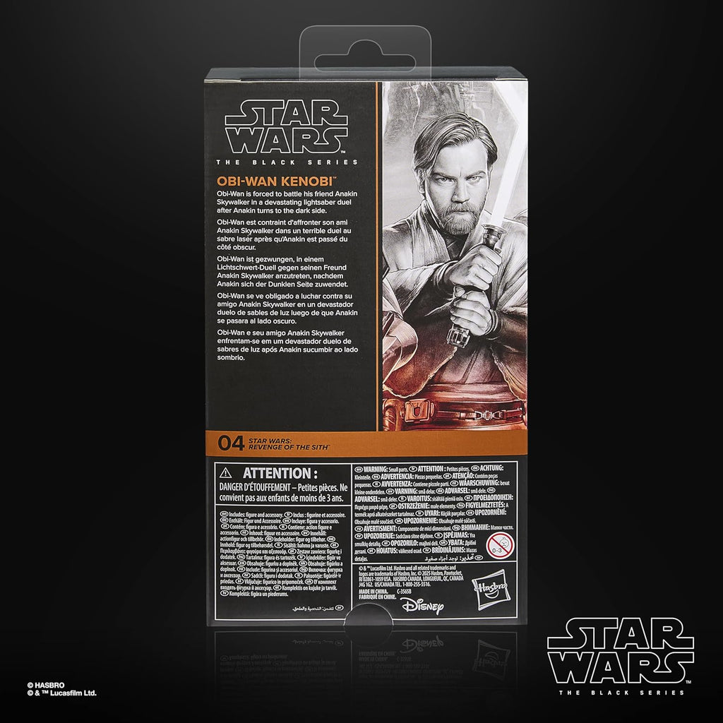 Figura Obi-Wan Kenobi - Star Wars: The Revenge of the Sith - Black Series - Star Wars