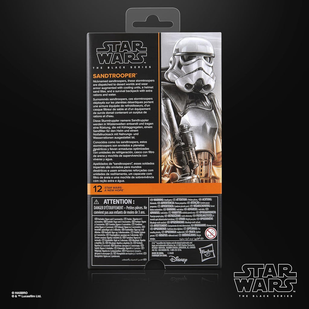 Figura Sandtrooper - Star Wars: The New Hope - Black Series - Hasbro