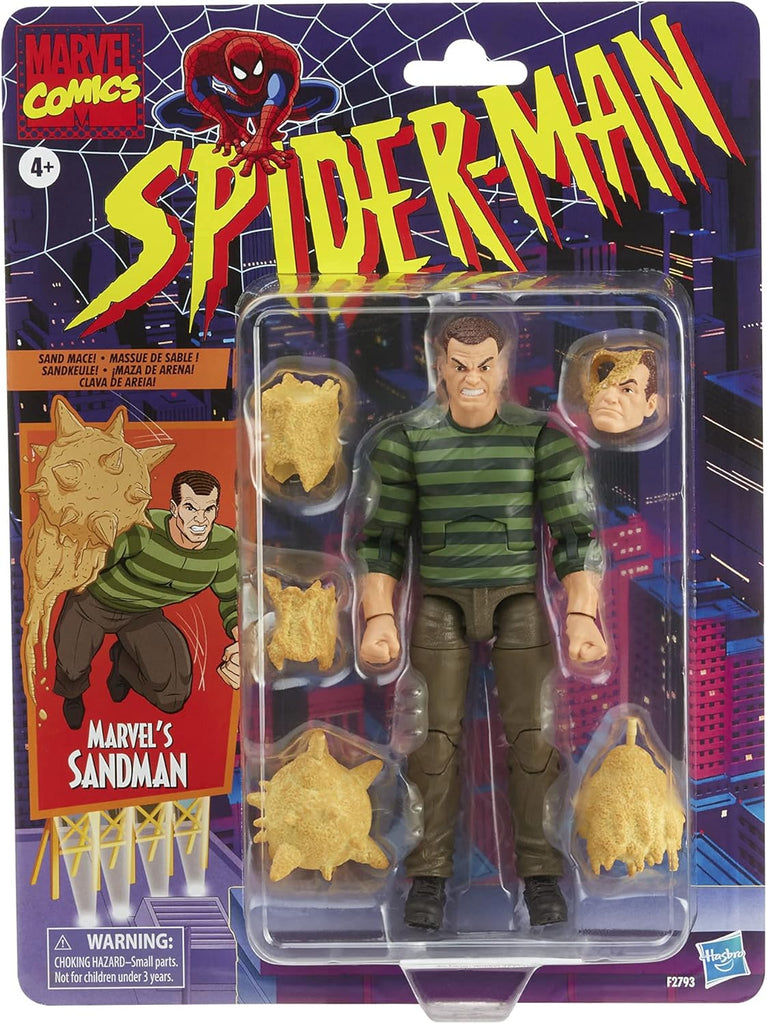 Figura Sandman - Spider-Man - Marvel Vintage Series - Hasbro