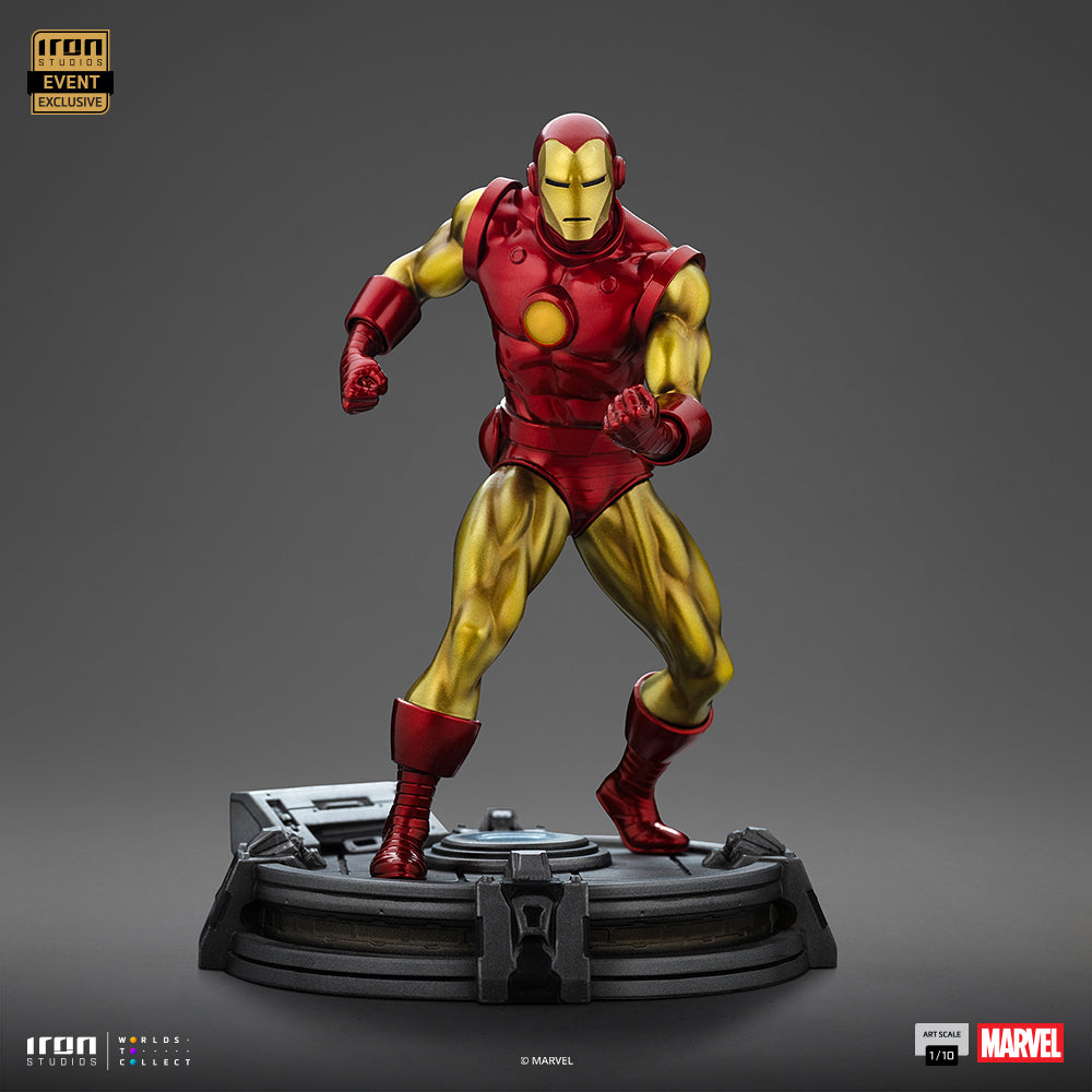 Estátua Iron Man Exclusive 2025 - Marvel Comics - Art Scale 1/10 - Iron Studios