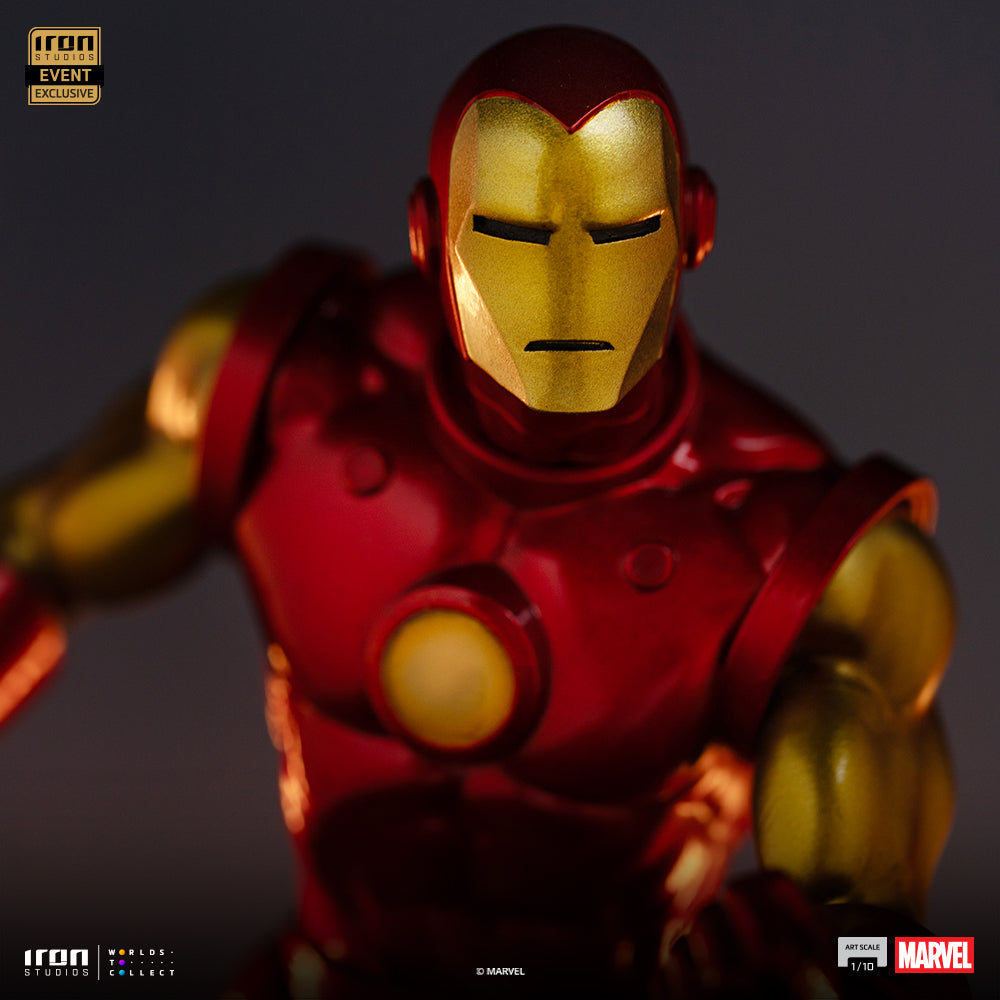 Estátua Iron Man Exclusive 2025 - Marvel Comics - Art Scale 1/10 - Iron Studios