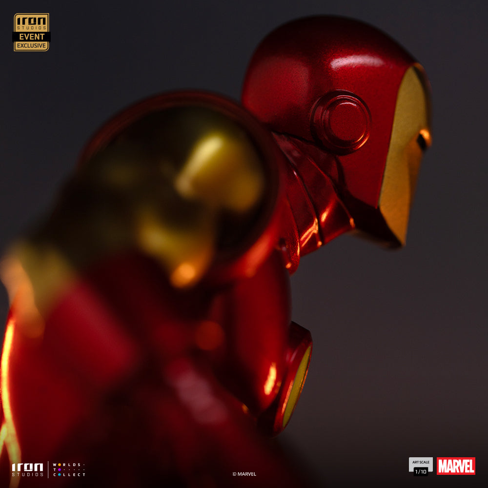Estátua Iron Man Exclusive 2025 - Marvel Comics - Art Scale 1/10 - Iron Studios