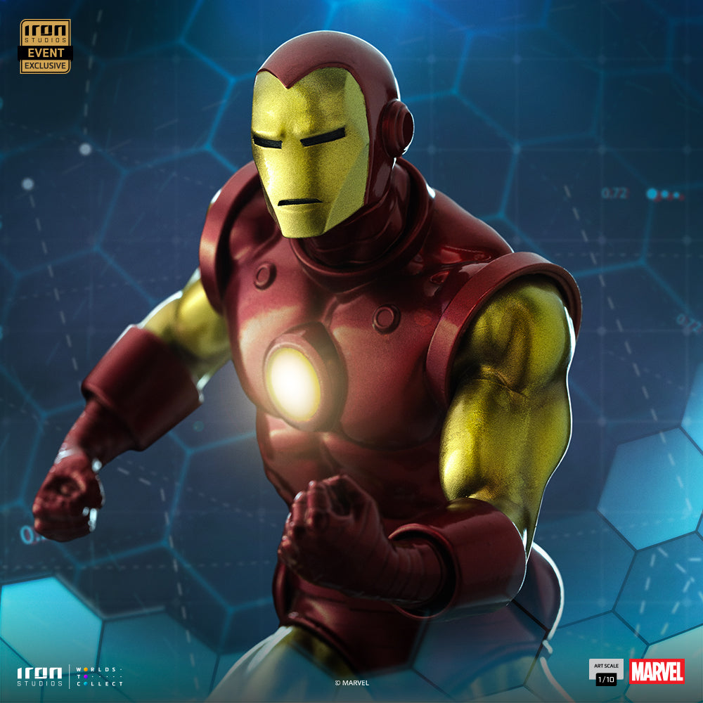 Estátua Iron Man Exclusive 2025 - Marvel Comics - Art Scale 1/10