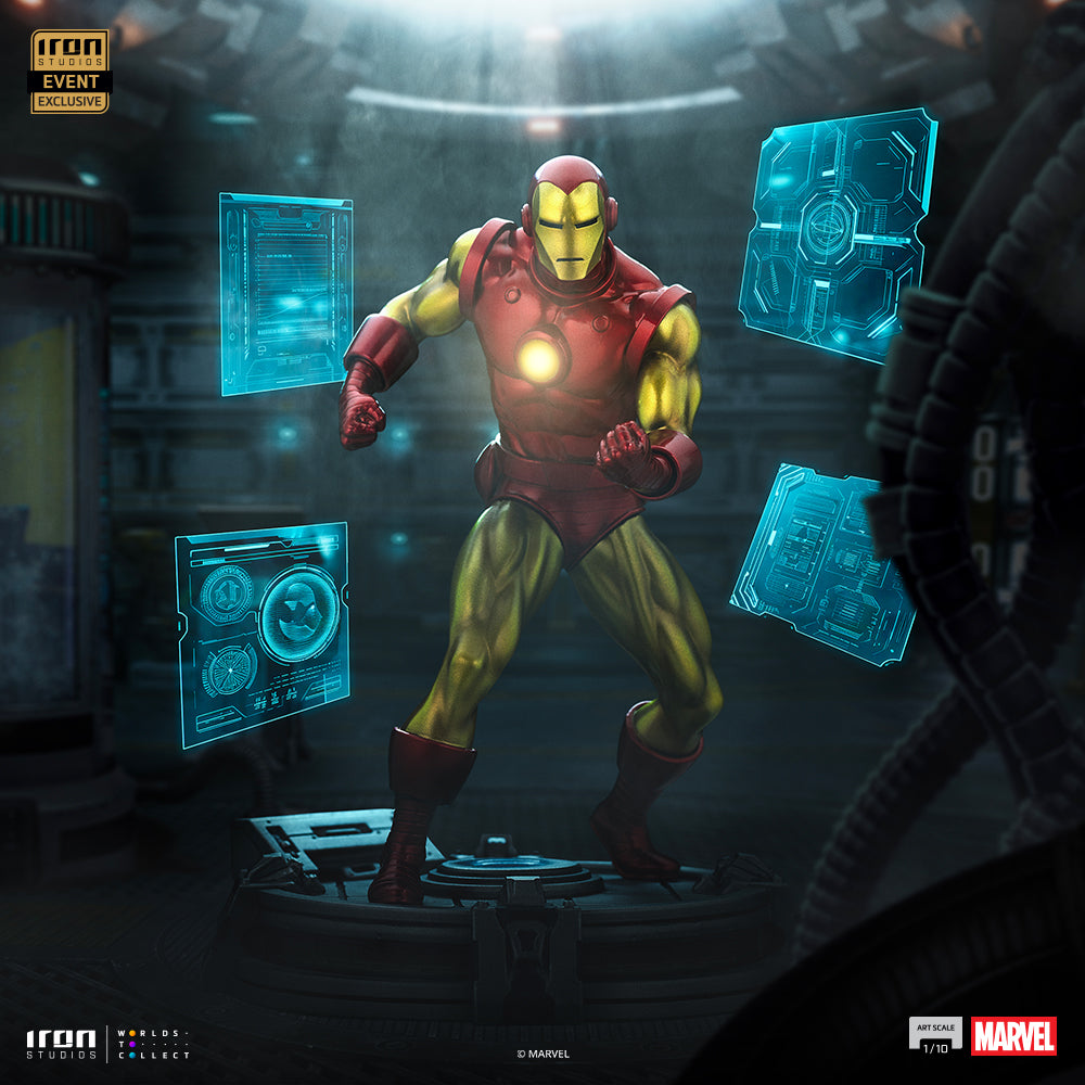 Estátua Iron Man Exclusive 2025 - Marvel Comics - Art Scale 1/10