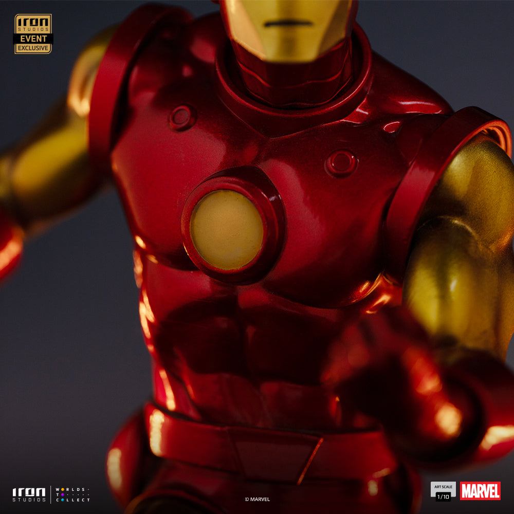 Estátua Iron Man Exclusive 2025 - Marvel Comics - Art Scale 1/10