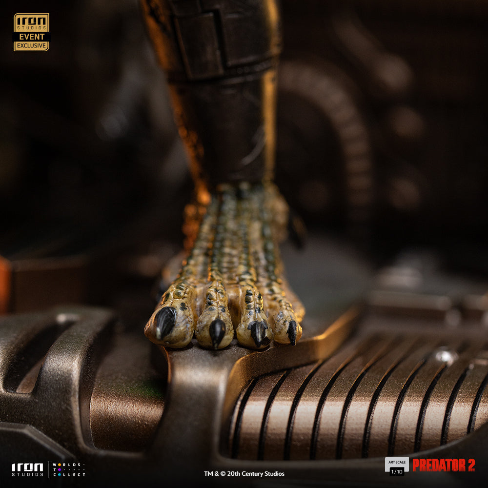 Estátua Elder Predator Exclusive 2025 - Predator 2 - Deluxe Art Scale 1/10 - Iron Studios